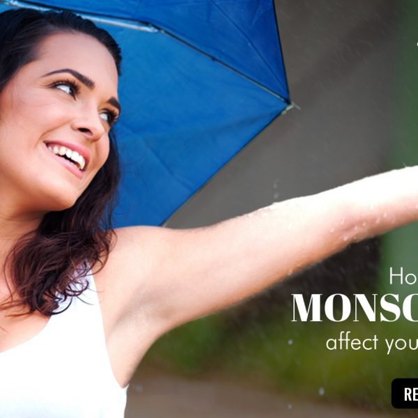 How does monsoon affect your skin?