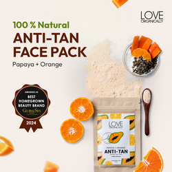 Anti-Tan Face Pack - Papaya + Orange - Single Pack
