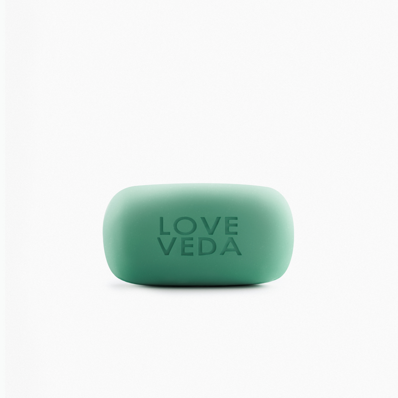 Love Veda Ayurvedic Herbal Soap Bar – Pack of 4 (100g Each) | Handmade Natural Soap with Bakuchi, Chitraka, Kutaja & Aloe Vera For Sensitive Skin, Skin Brightening & Daily Detox