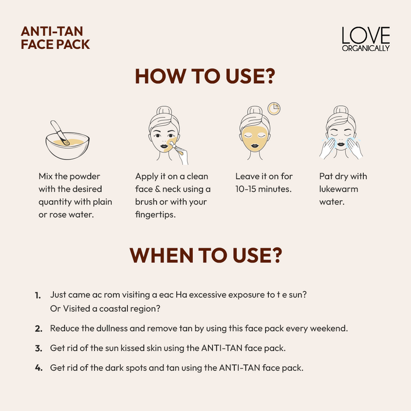 Anti-Tan Face Pack - Papaya + Orange - Single Pack