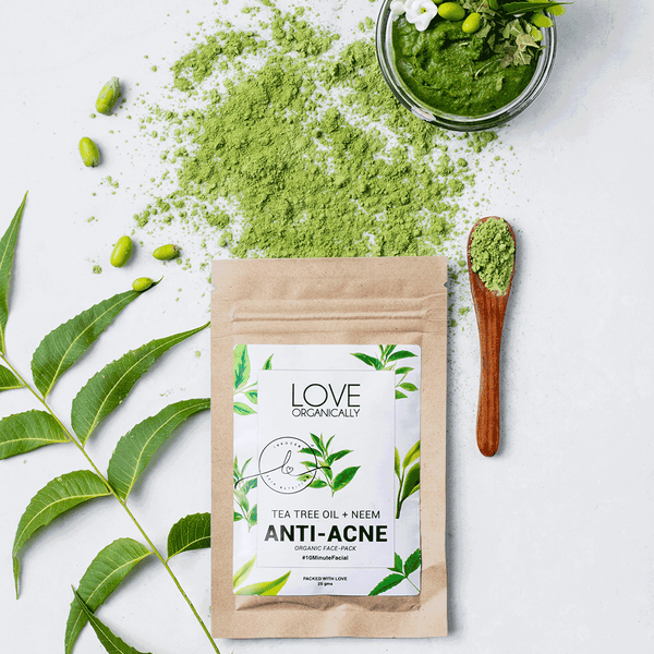 COMBO of 4 - All Natural Anti Acne Face Pack